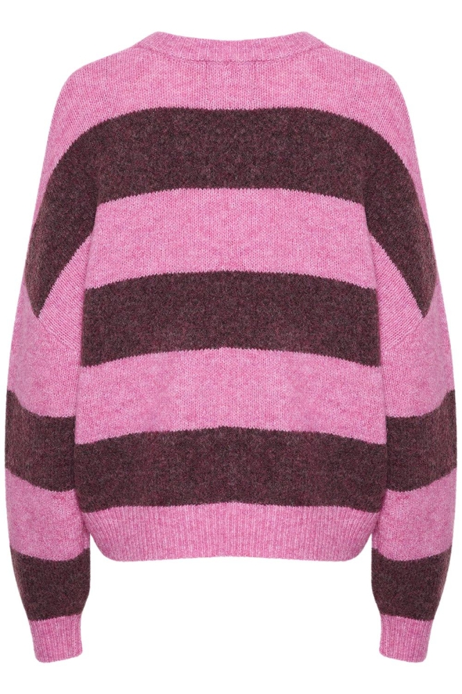 CUKIMMY PULLOVER 50109763 106235 PINK/VIOLET MELANGE STRIP