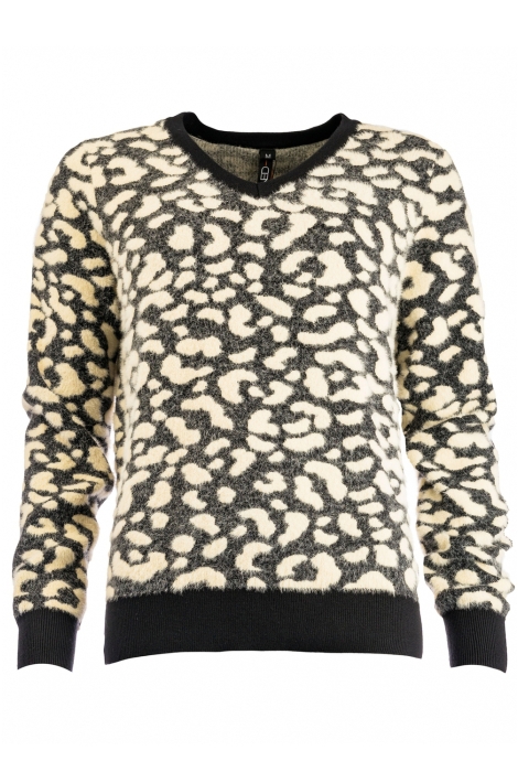 NED fine ls-rmj furry knit