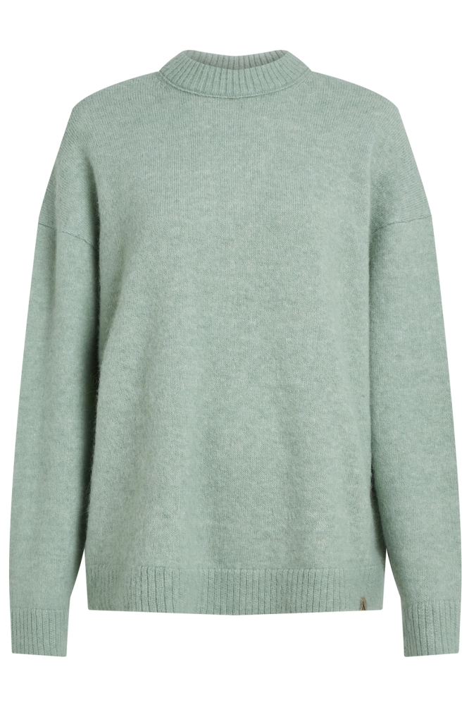 TEXTURED LOOSE SWEAT J20J224636 PCY JADEITE