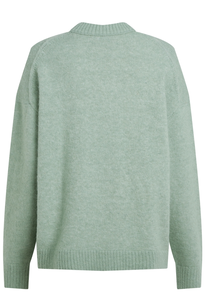 TEXTURED LOOSE SWEAT J20J224636 PCY JADEITE