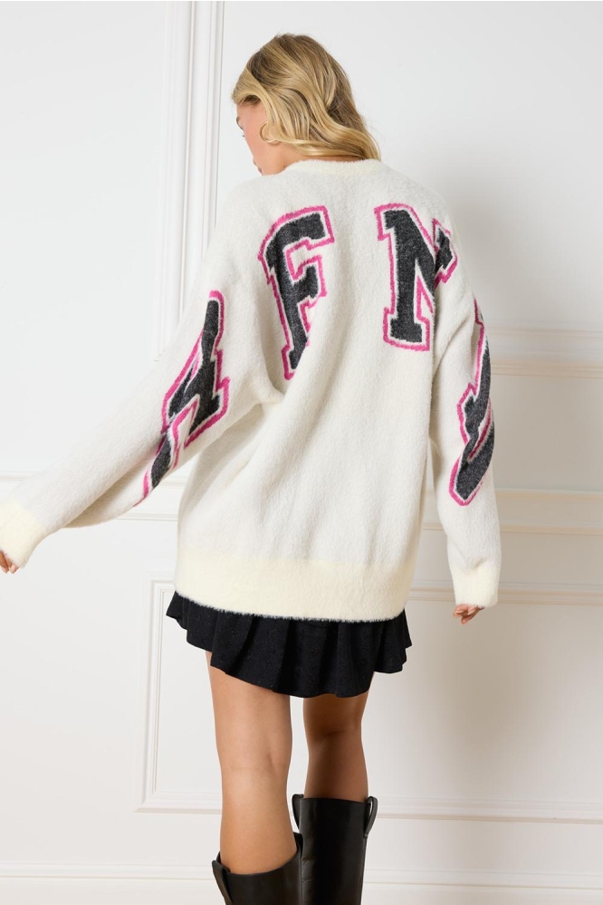 NEVA KNITTED SWEATER R2408893469 003 CREAMY WHITE