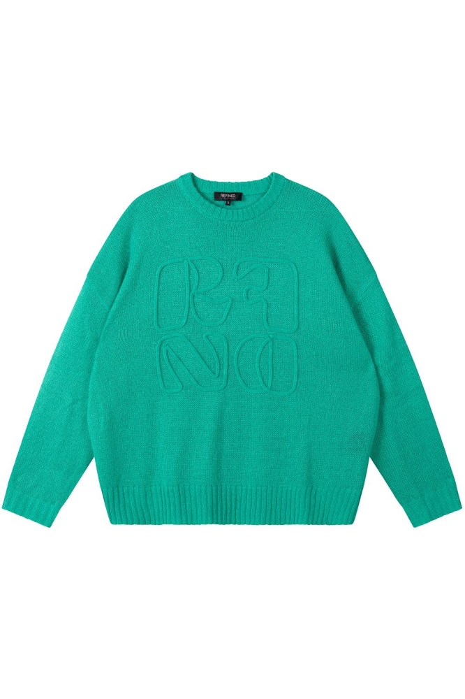 MOMO KNITTED RFND SWEATER R2408179472 701 MINT