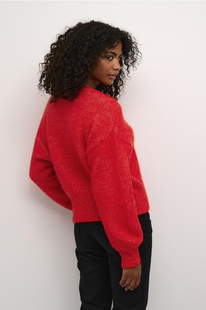  KATARINA LS PULLOVER 10508973 1816641 FIERY RED MELANGE