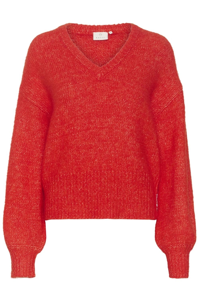  KATARINA LS PULLOVER 10508973 1816641 FIERY RED MELANGE