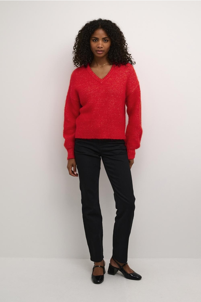  KATARINA LS PULLOVER 10508973 1816641 FIERY RED MELANGE