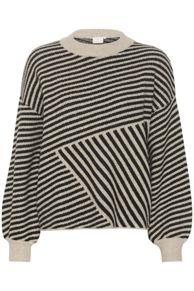 KAVERANA KNIT PULLOVER 10509061 106339 FEATHER GRAY MELANGE