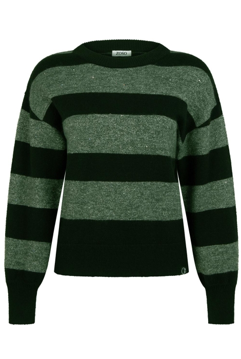 Zoso knitted stripe sweater