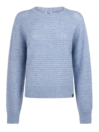 Zoso Trui AMANDA FANCY SWEATER 244 0015 BLUE