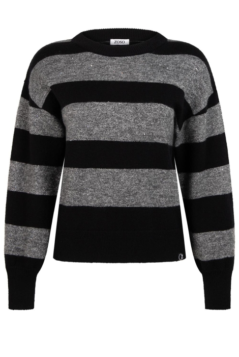 Zoso knitted stripe sweater