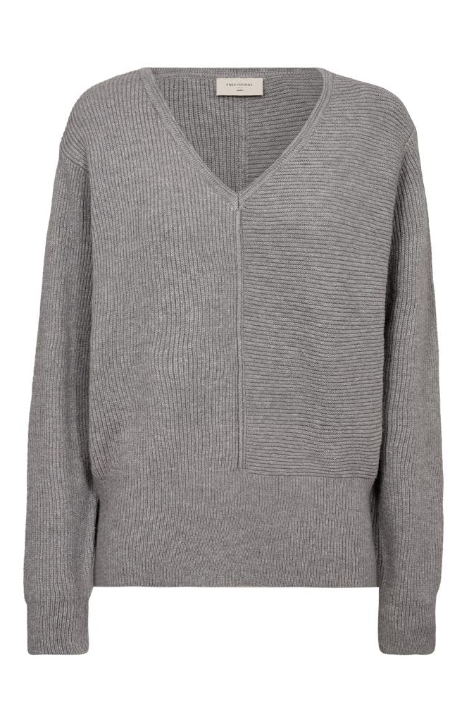 FQCLAURA PULLOVER 202822 MED GREY MELANGE