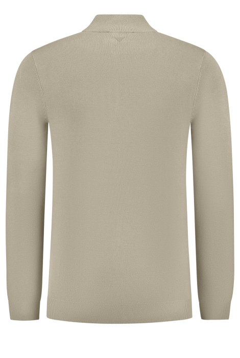 Pure Path regular fit knitwear halfzip ls