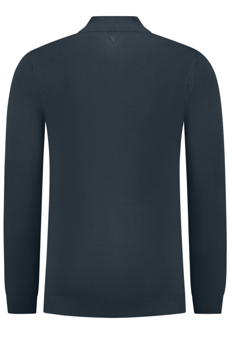 Pure Path regular fit knitwear halfzip ls