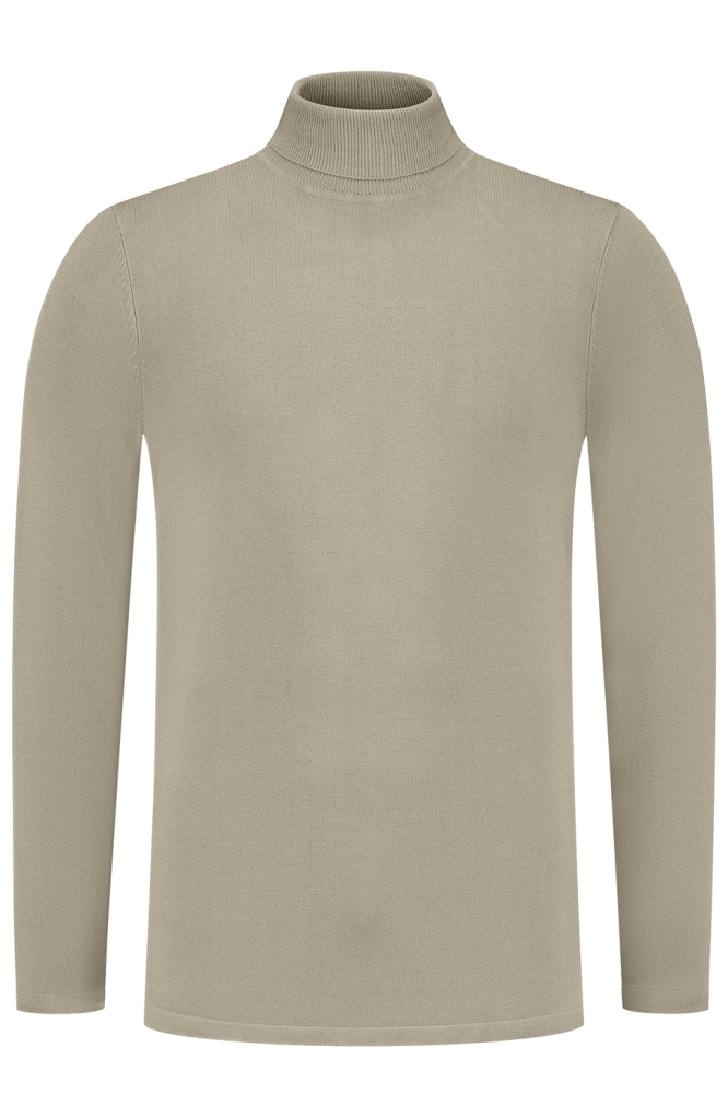 REGULAR FIT KNITWEAR TURTLENECK 10813 53 TAUPE