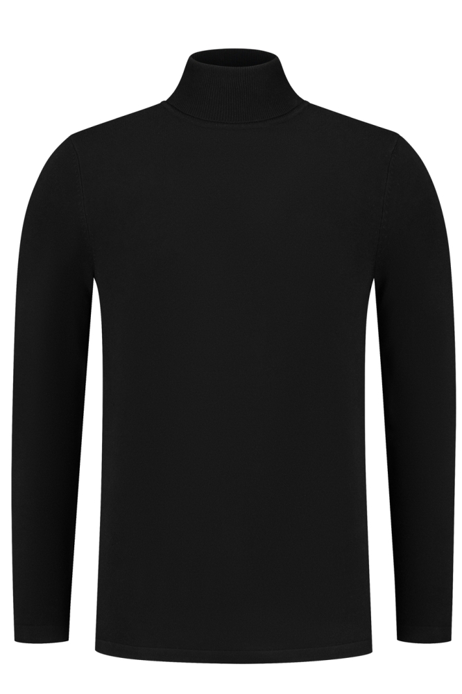 REGULAR FIT KNITWEAR TURTLENECK 10813 02 BLACK