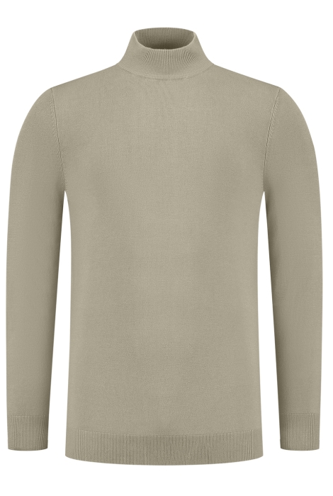 Pure Path regular fit knitwear mockneck ls