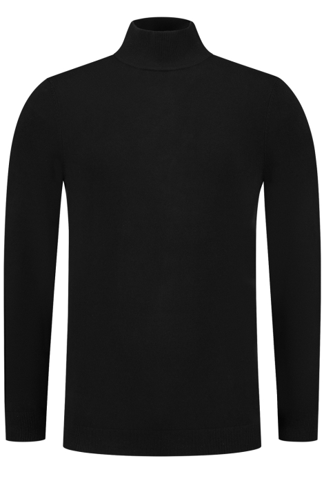 Pure Path regular fit knitwear mockneck ls