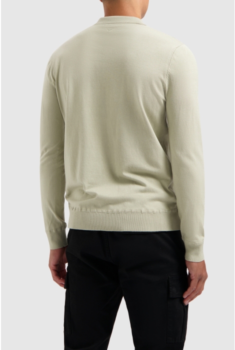 Pure Path regular fit knitwear polo ls