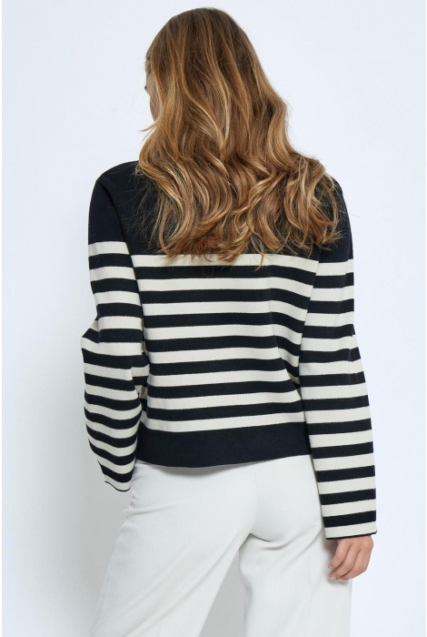 Minus mi6297 lupi stripe knit pullover