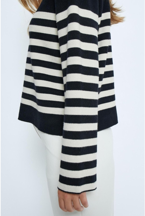 Minus mi6297 lupi stripe knit pullover