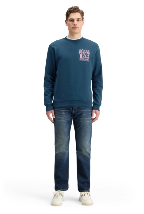 Scotch & Soda left chest artwork sweatshirt