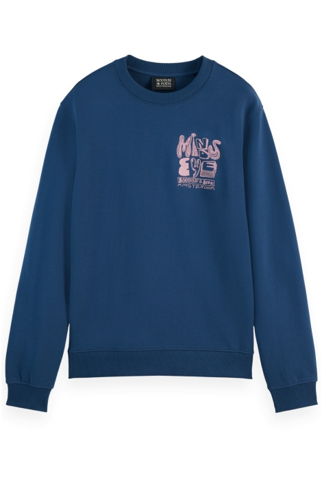 Scotch & Soda left chest artwork sweatshirt