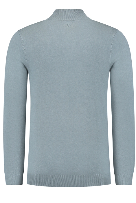 Pure Path regular fit knitwear halfzip ls