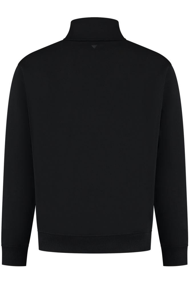 LOOSE FIT SWEATERS HALFZIP LS 24030319 02 BLACK