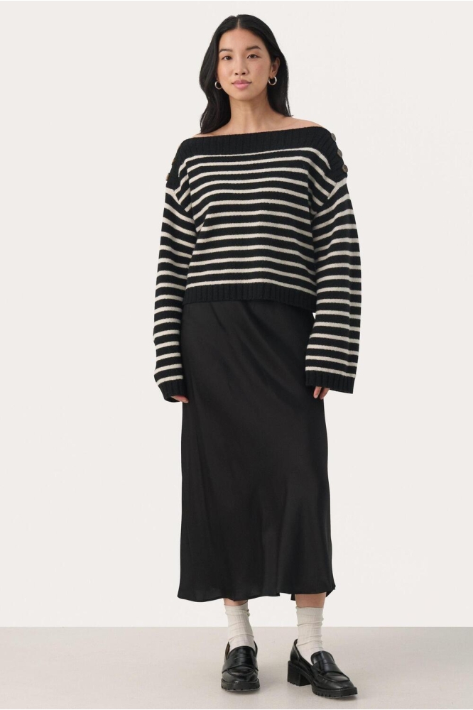 LINNEPW PU 30308966 303210 BLACK STRIPE