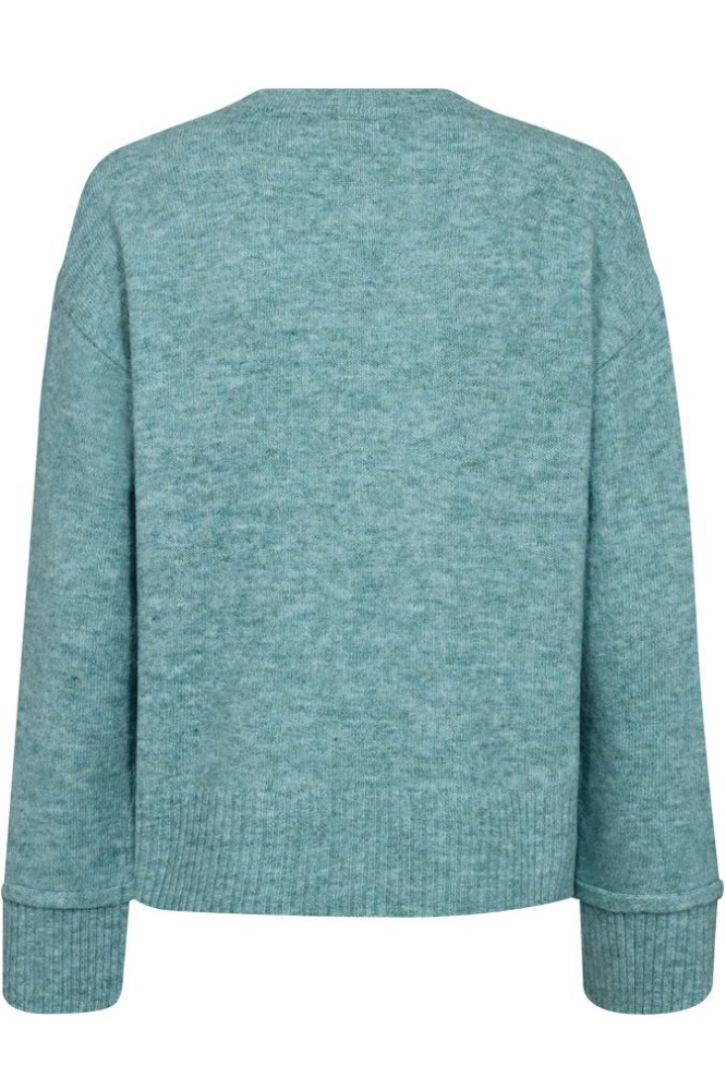 FQMULLE PULLOVER 204036 DUSTY TURQUOISE MELANGE