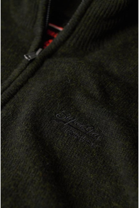 Superdry essential emb knit half zip