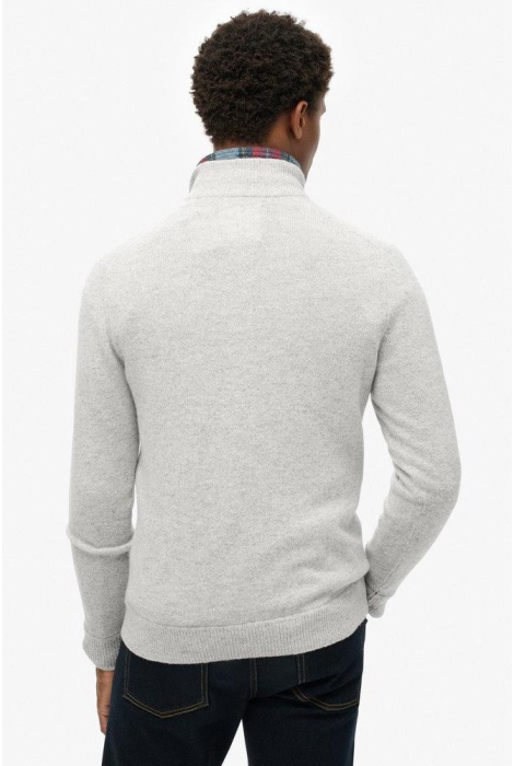 Superdry essential emb knit half zip