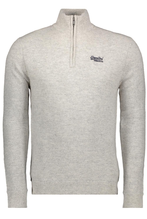 Superdry essential emb knit half zip