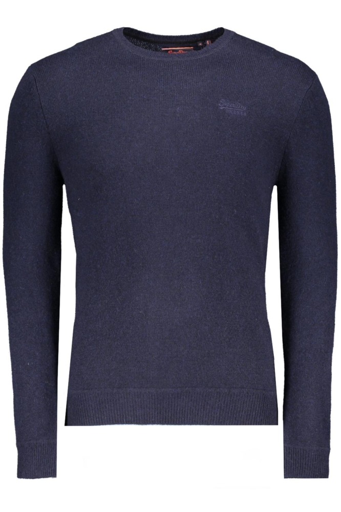 ESSENTIAL SLIM FIT CREW JUMPER M6110641A CARBON NAVY MARL