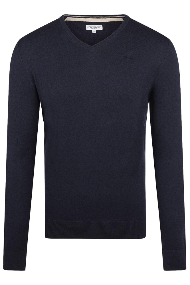 V NECK SWEATER MM242 1201 01 2100 Navy