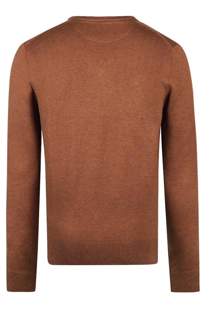 V NECK SWEATER MM242 1201 01 3006 Chestnut