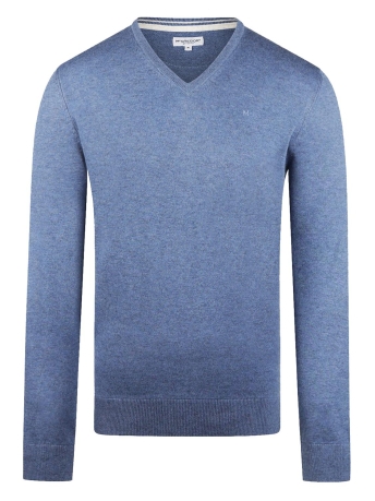 McGregor Trui V NECK SWEATER MM242 1201 01 2008 Faded Blue