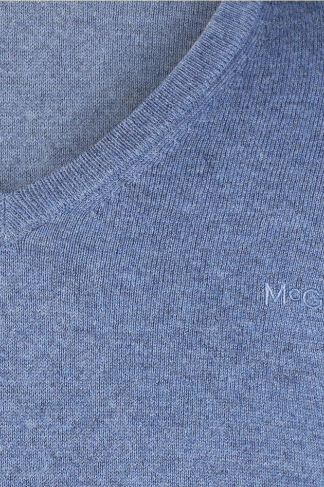 V NECK SWEATER MM242 1201 01 2008 Faded Blue