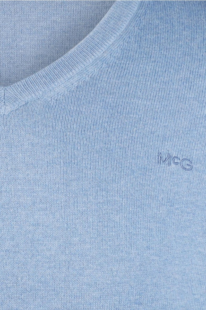 V NECK SWEATER MM242 1201 01 2005 Sky Blue