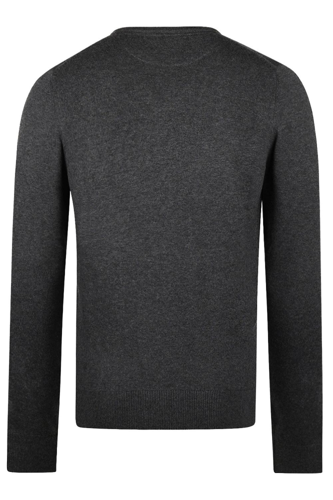 V NECK SWEATER MM242 1201 01 1203 Dark Grey Melange