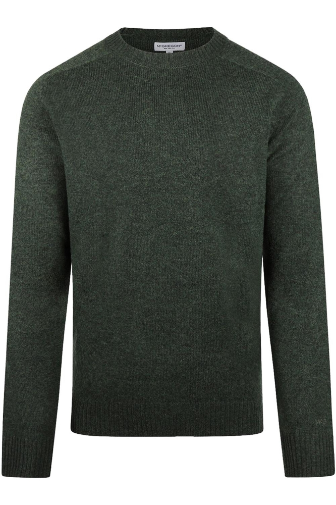 LAMBSWOOL CREW NECK SWEATER MM242 1202 02 5107 Dark Sage