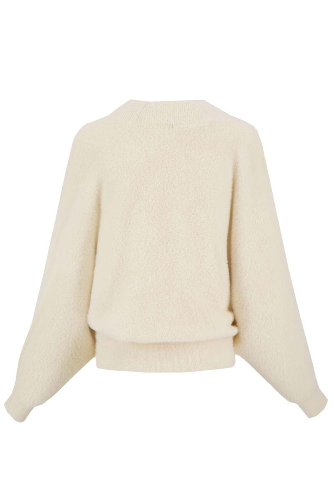 WIKKEL TRUI IN FLUFFY GAREN 0305 041 0524 CREME