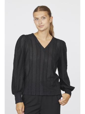 SisterS point Blouse EINA V LS2 18109 BLACK