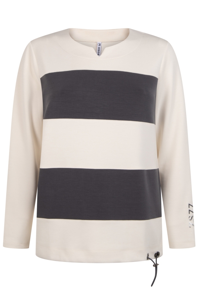 TESS LUXURY STRIPED SWEATER 244 0027 ANTRA