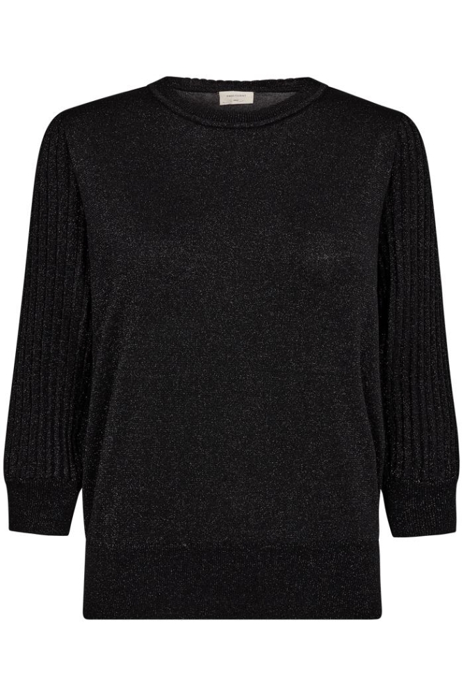 FQGLITTA PULLOVER 205244 BLACK W BLACK METALLIC