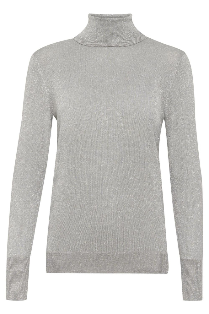 KAREGINA ROLLNECK PULLOVER 10509736 106667 GREY SILVER METALLIC