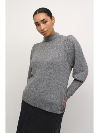 Kaffe Trui KAAMELIA KNIT PULLOVER 10509264 100123 GREY MELANGE