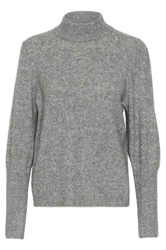 KAAMELIA KNIT PULLOVER 10509264 100123 GREY MELANGE