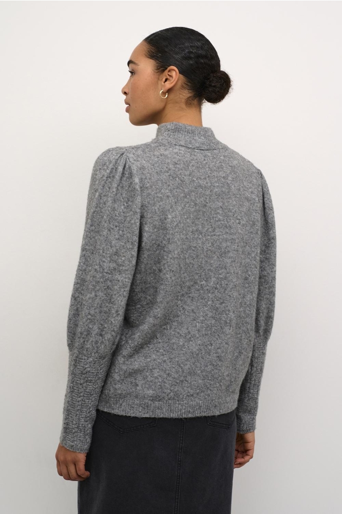 KAAMELIA KNIT PULLOVER 10509264 100123 GREY MELANGE