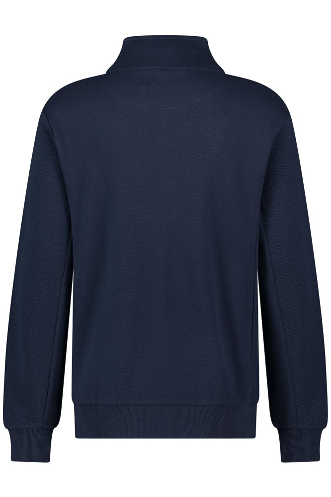 SWEATER HALF ZIP KNIT TW44303 565 DRESS BLUES