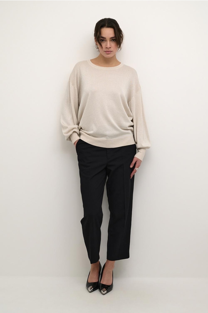 KAREGINA O NECK KNIT 10507977 131106 SAND DOLLAR